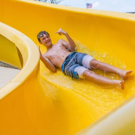 Water Park Slide Image