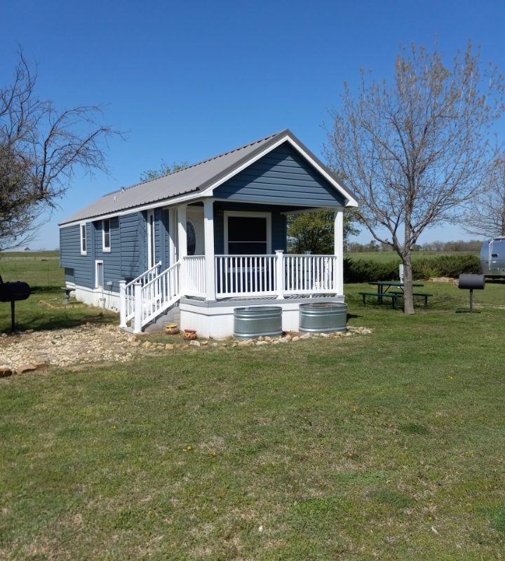 Corgi Blue Tiny House Great Escapes North Texas